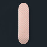 Pink and Cream Chequerboard Skateboard<br><div class="desc">Pink and Cream Chequerboard</div>