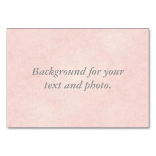 Pink and Cream Invitation Background Table Number