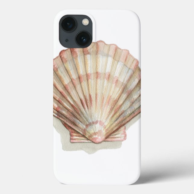 Pink and Cream Seashell Case-Mate iPhone Case (Back)