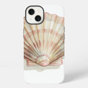 Pink and Cream Seashell iPhone Case
