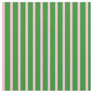 Pink and Forest Green Coloured Pattern Fabric