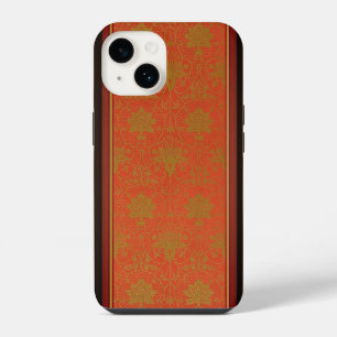Pink And Gold Floral Pattern iPhone 14 Case