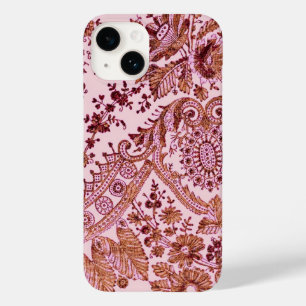 Pink And Gold Lace Case-Mate iPhone 14 Case