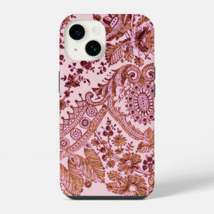 Pink And Gold Lace iPhone 14 Case