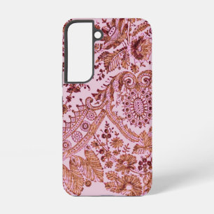 Pink And Gold Lace Samsung Galaxy Case