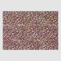 Pink and Gold Leopard Print