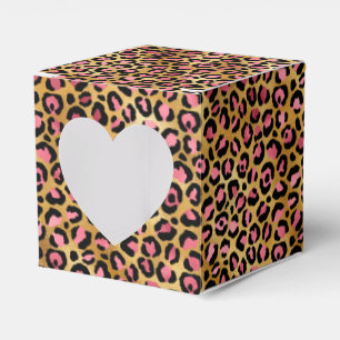 Pink and Gold Leopard Series Design 13 Favour Box