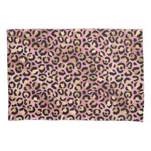 Pink and Gold Leopard Series Design 15 Pillowcase