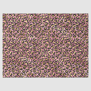Pink and Gold Leopard Series Design 15 Tissue Paper