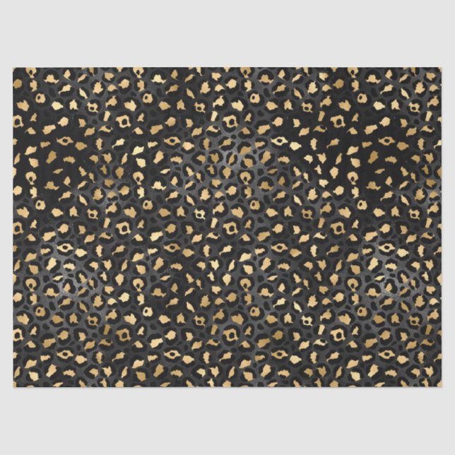 Pink and Gold Leopard Series Design 4 Tissue Paper (Front)