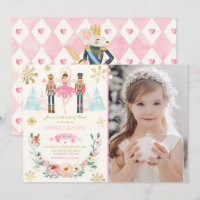 Pink And Gold Nutcracker Birthday Sugar Plum Fairy