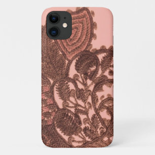 Pink And Gold Paisley iPhone 11 Case