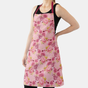 Pink and Gold Series Design 18 Apron