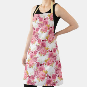 Pink and Gold Series Design 5  Apron