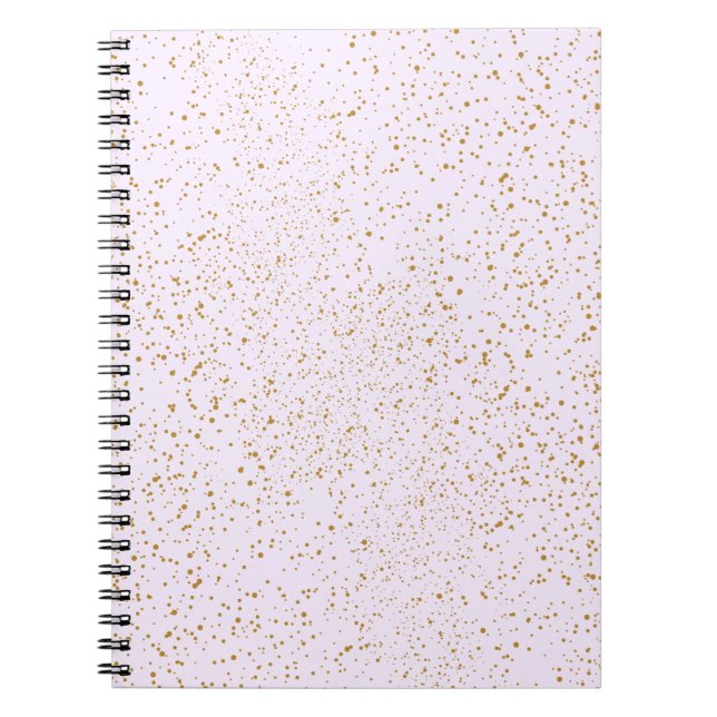 Pink and Gold Sparkle Notebook (Front)