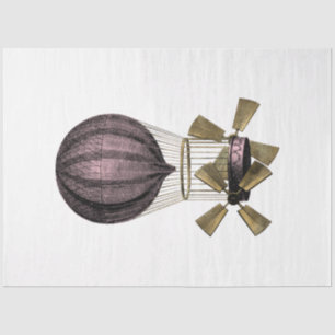 Pink and Gold Steampunk Series Design 38 Tissue Paper