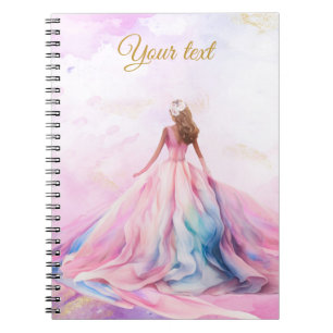 Pink and Gold Sweet Sixteen Notebook