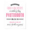 Pink and Gray Custom Wedding Photo Booth Sign