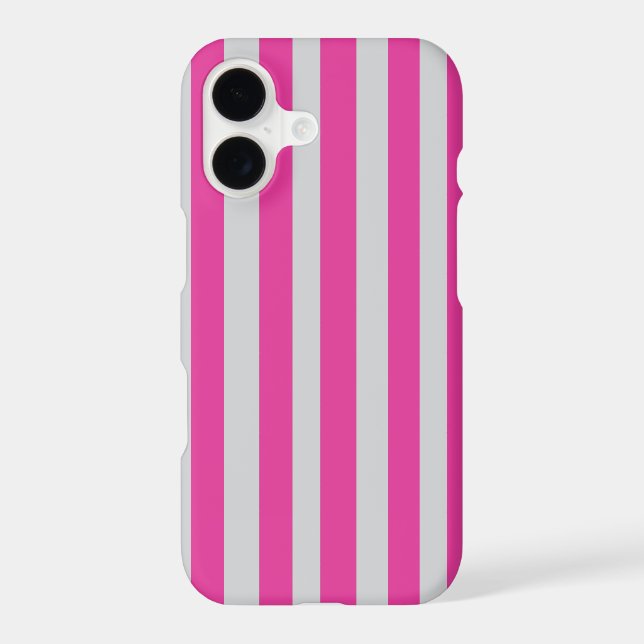 Pink and Gray Stripes  (Back)