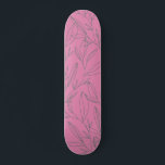 Pink and Green Botanical Skateboard<br><div class="desc">The perfect pop of pink and botanical on this playful skateboard.</div>