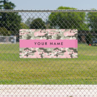 Pink and Green Camouflage Your name Personalise