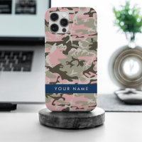Pink and Green Camouflage Your name Personalise