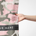 Pink and Green Camouflage Your name Personalise Scarf<br><div class="desc">Elegant,  stylish and sophisticated camouflage pattern in pink and green colour. Modern and trendy gift,  perfect for the military lover in your life. Personalise by adding your name,  nickname,  monogram or initials.</div>