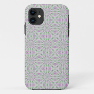 Pink and Green Christmas Rosettes iPhone 11 Case