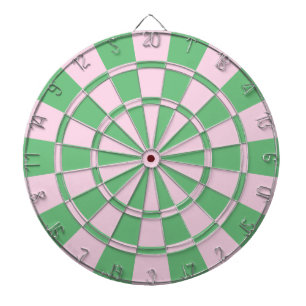 Pink And Green Dartboard