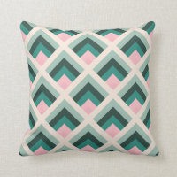 Pink And Green Diamond Pattern