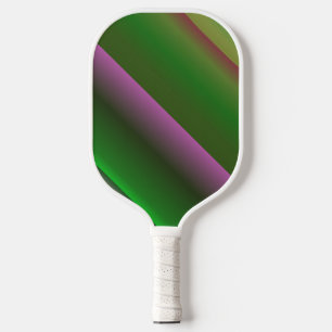 Pink And Green Gradient Fun Pickleball Paddle