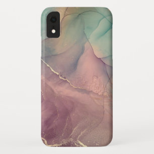 Pink and green   Marble     Case-Mate iPhone Case