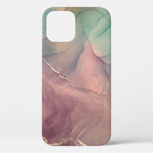 Pink and green   Marble     Case-Mate iPhone Case