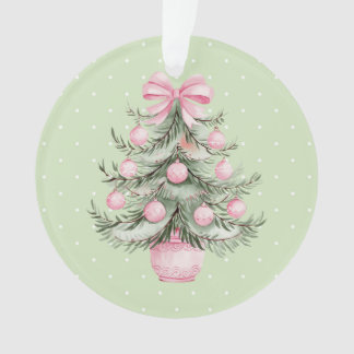 Pink and Green Ornament