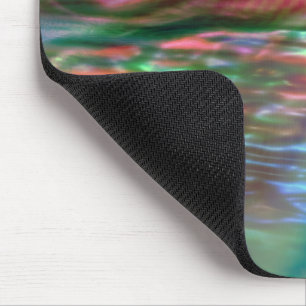 Pink and green pearly virtual texture mouse pad
