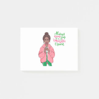 Pink and Green Queen Post-it Notes
