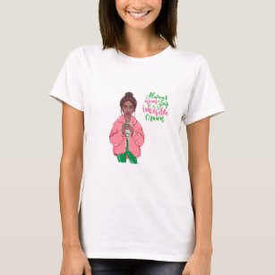 Pink and Green Queen T-Shirt