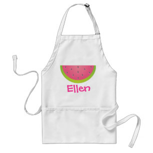 Pink and Green Watermelon Personalised Apron