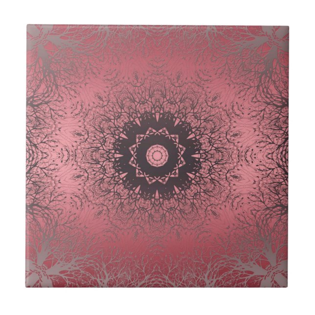 pink and grey ceramic tile (Front)