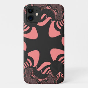 Pink and Grey Cross iPhone 11 Case