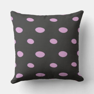 Pink and Grey Geometric Cushion