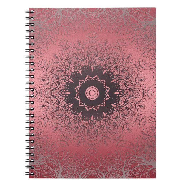 pink and grey  notebook (Front)