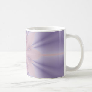 Pink and Lilac 3D Flower Coffee Mug