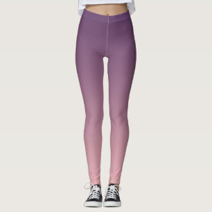 Pink and lilac gradient, Ombre. Leggings