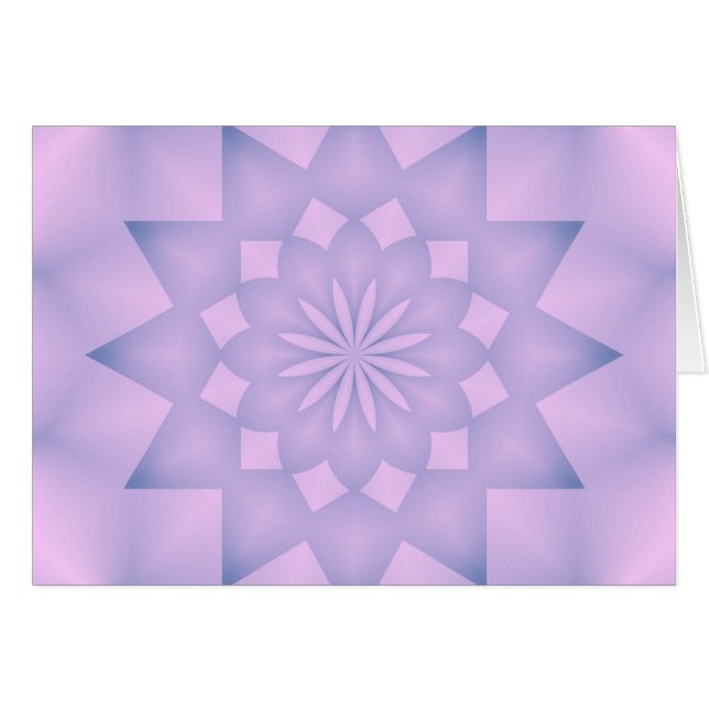 Pink and Lilac Rosette (Front Horizontal)