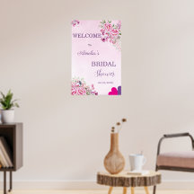 Pink and Magenta Colour Classical  Bridal Welcome 