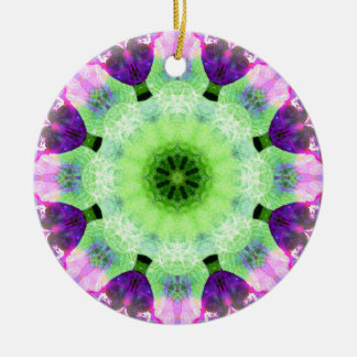 Pink and Magenta Mandala Round Ornament