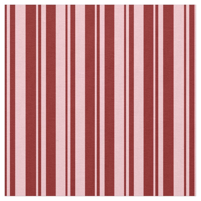 Pink and Maroon Striped/Lined Pattern Fabric (Close Up)