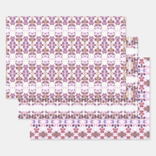 Pink and Mauve Fancy Paper Drawer Liner Sheets