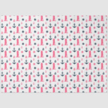 Pink and Navy Nautical Series Design 3